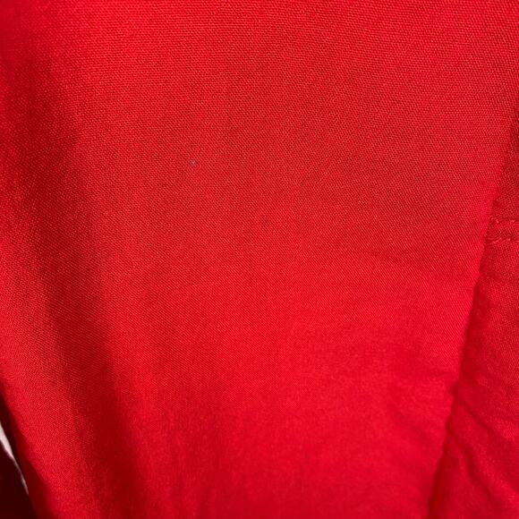 Ali Miles Christmas Red Button Front Blouse Sz.3X - Picture 10 of 11